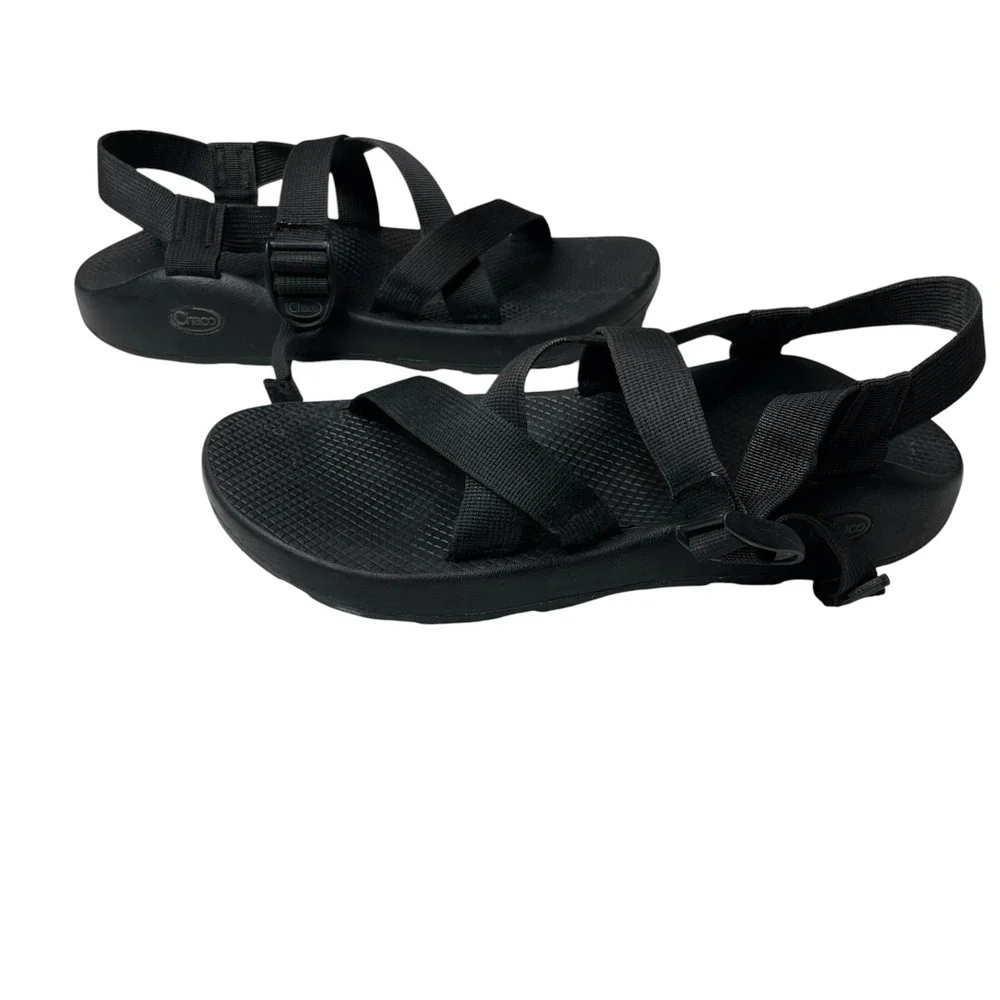 Chaco Z1 Classic Mens Sandals Size 13 Black Adjustable Strap Hiking Sport Shoes